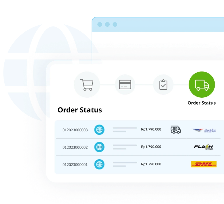 Introducing the shipping feature for online stores that build E-commerce websites, providing comprehensive shipping options on the website builder MakeWebEasy.
